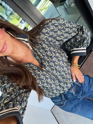 Midnight Moves Floral Top