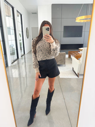 Lyla Leopard Print Top ~FINAL SALE~