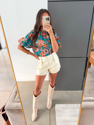 Autumn Bloom Floral Top ~FINAL SALE~