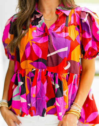 Wildest Dreams Printed Top ~FINAL SALE~
