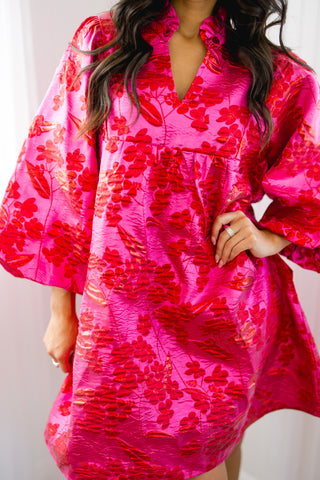 For The Drama Hot Pink Dress