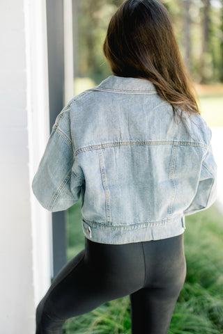 Aspen Cropped Denim Jacket ~FINAL SALE~