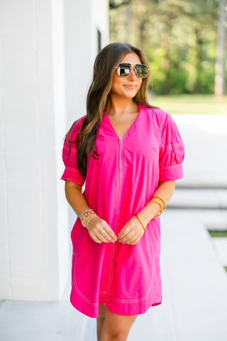 Day In The Life Dress-Magenta ~FINAL SALE~