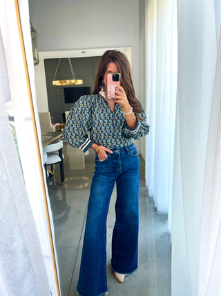 Midnight Moves Floral Top