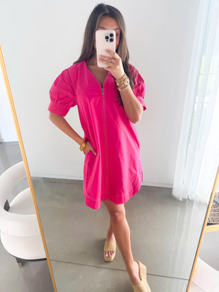 Day In The Life Dress-Magenta ~FINAL SALE~