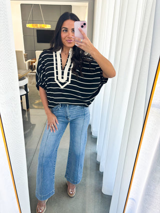 Say You Love Me Striped Top