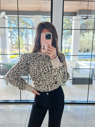 Lyla Leopard Print Top ~FINAL SALE~