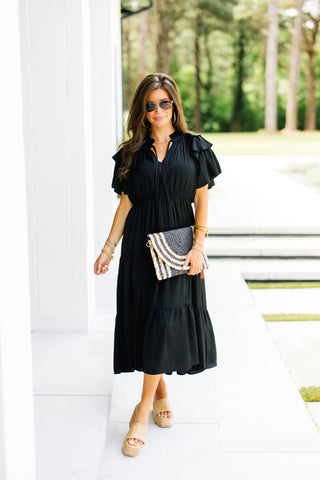 Cheers to You Black Dress ~FINAL SALE~