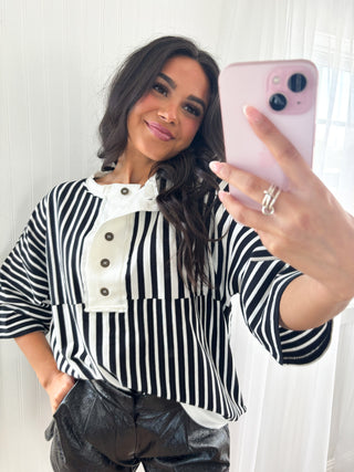 Seeing Stripes Top