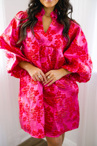 For The Drama Hot Pink Dress