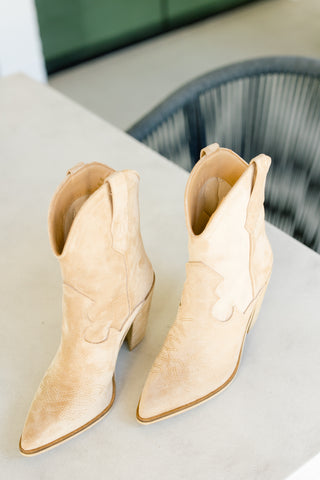 Brooklyn Beige Booties