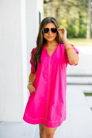 Day In The Life Dress-Magenta ~FINAL SALE~