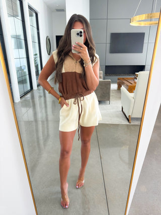 Neutral Vibes Romper ~FINAL SALE~