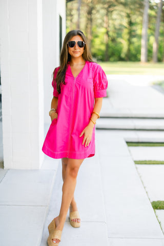 Day In The Life Dress-Magenta ~FINAL SALE~
