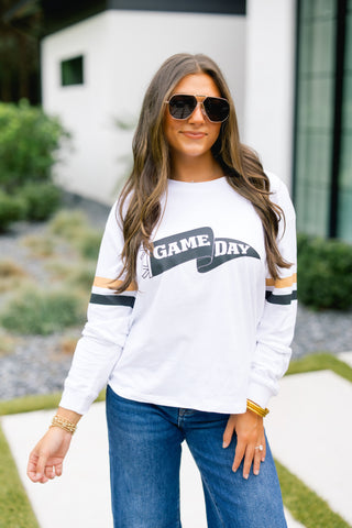 Game Day Spirit Long Sleeve Tee ~FINAL SALE~