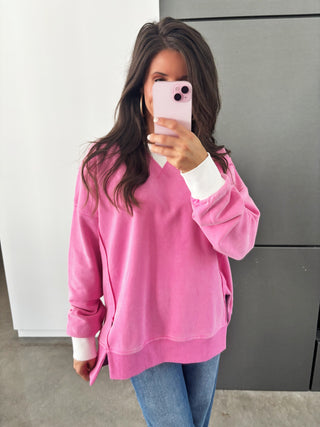 Sweet Like Cotton Candy Pink Top