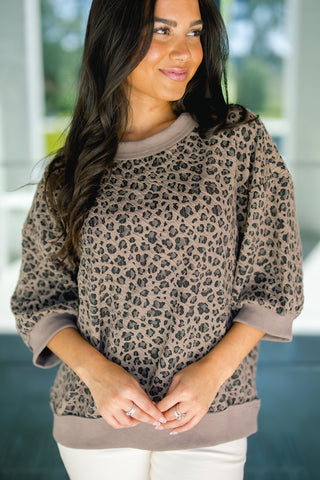 All Mine Animal Print Top