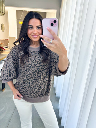 All Mine Animal Print Top