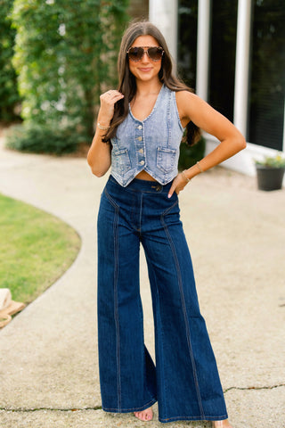 Always Meant To Be Wide Leg Denim