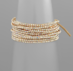 Clear Crystal Stretch Bracelet