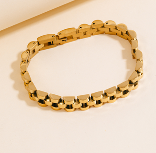 Gold Watch Chain Bracelet