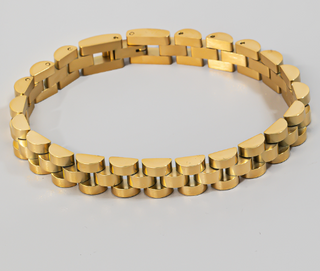 Gold Watch Chain Bracelet