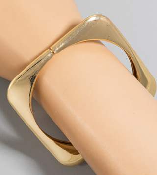 Square Hinge Bangle Bracelet