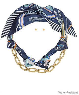 City Lights Scarf Necklace