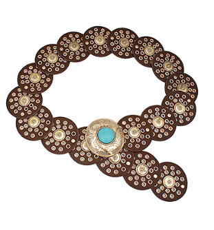 Western Turquoise Boho Belt