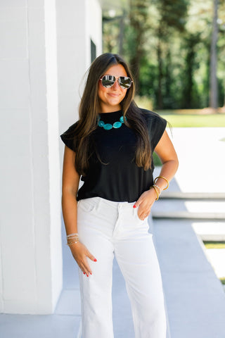 The After Hours Cap Sleeve Top - Instyle Boutique