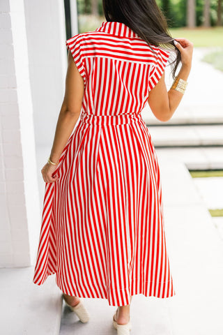 Liberty Lane Striped Dress - Instyle Boutique