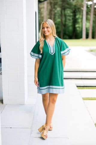 Picnic Weather Green Dress