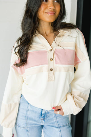 Carefree Days Cream Top - Instyle Boutique