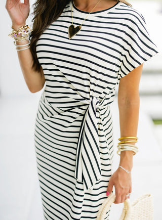 The Monaco Stripe Dress - Instyle Boutique