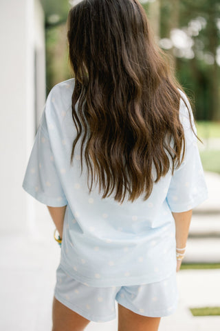Polka Dot Pretty Blue & White Set - Instyle Boutique
