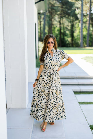 Chic Moments Animal Maxi Dress - Instyle Boutique