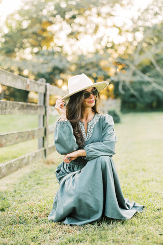 Romantic Days Dusty Olive Dress