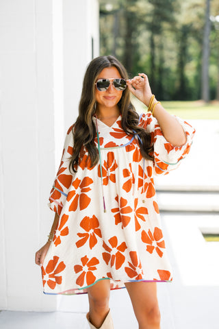 Really In Love Rust Dress