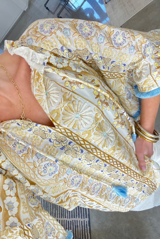 Golden Honey Printed Top - Instyle Boutique