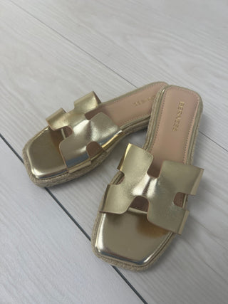 Gold Rush Woven Sandal - Instyle Boutique