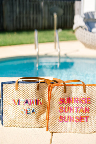 Vitamin Sea Natural Tote - Instyle Boutique