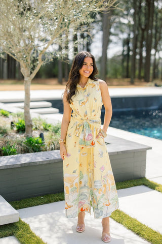 Lemon Doodle Spring Dress - Instyle Boutique