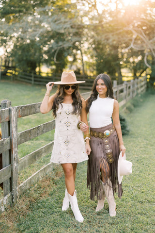 Studded & Sassy Western Dress