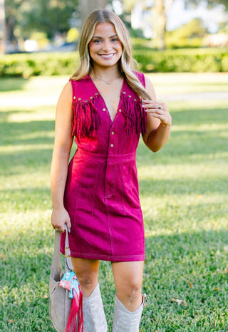 Rodeo Rouge Fringe Mini - Instyle Boutique