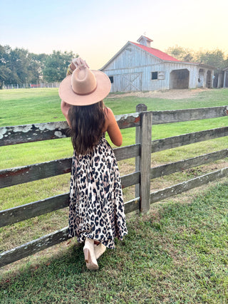 Let's Go Out Leopard Dress