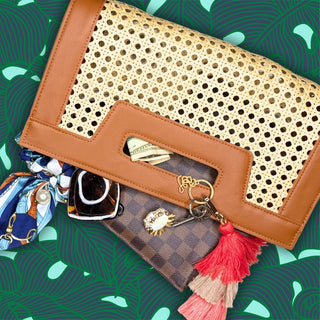 The Midnight Palms Clutch - Brown - Instyle Boutique