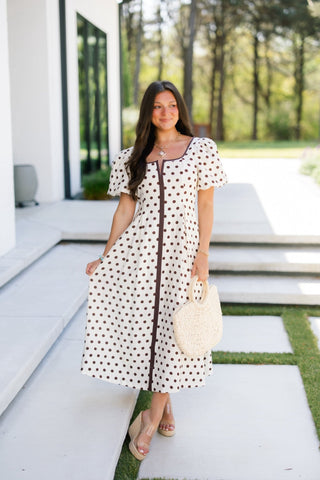 Dotty for You Midi Dress - Instyle Boutique