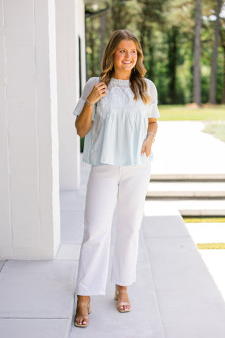 Mint to Be Top - Instyle Boutique