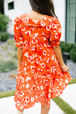 Rest Assured Rust Dress