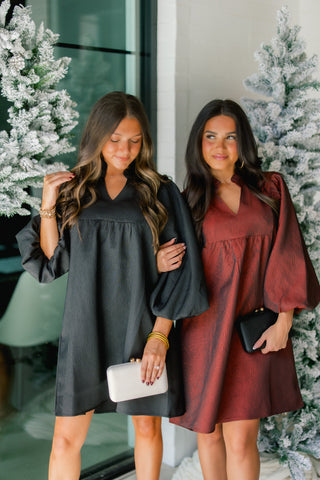 For The Drama Black Dress